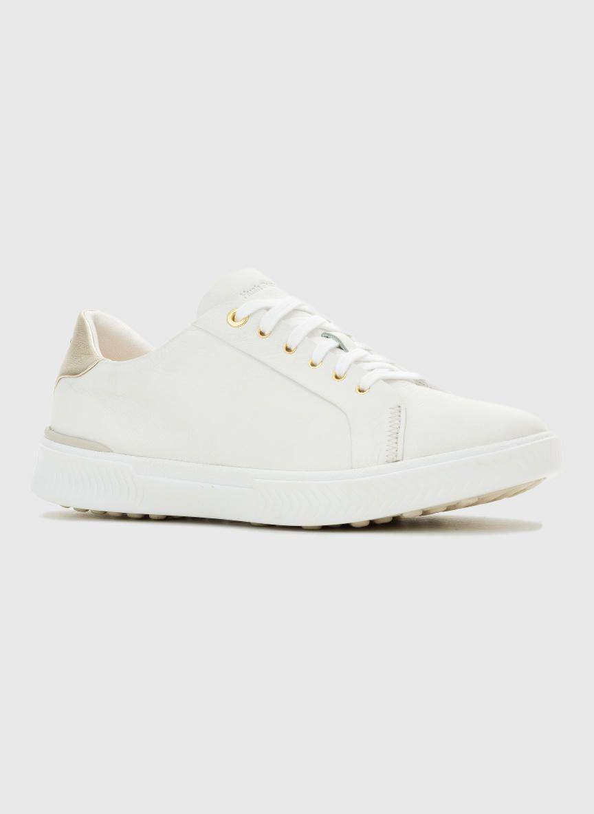 Zapatilla Cuero Mujer Mae Laceup Blanco-0