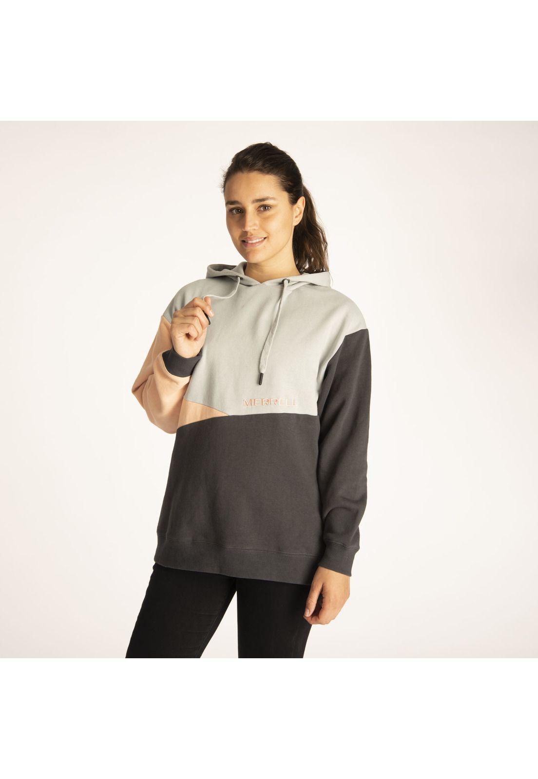 Polerón Mujer Piera Hoodie Gris-0