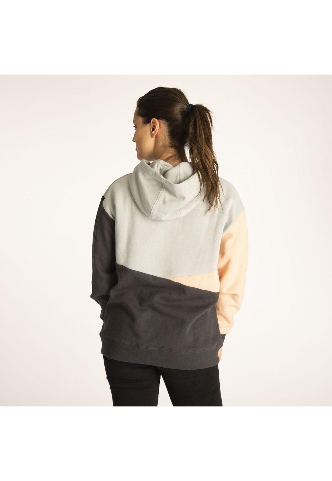 Polerón Mujer Piera Hoodie Gris-2