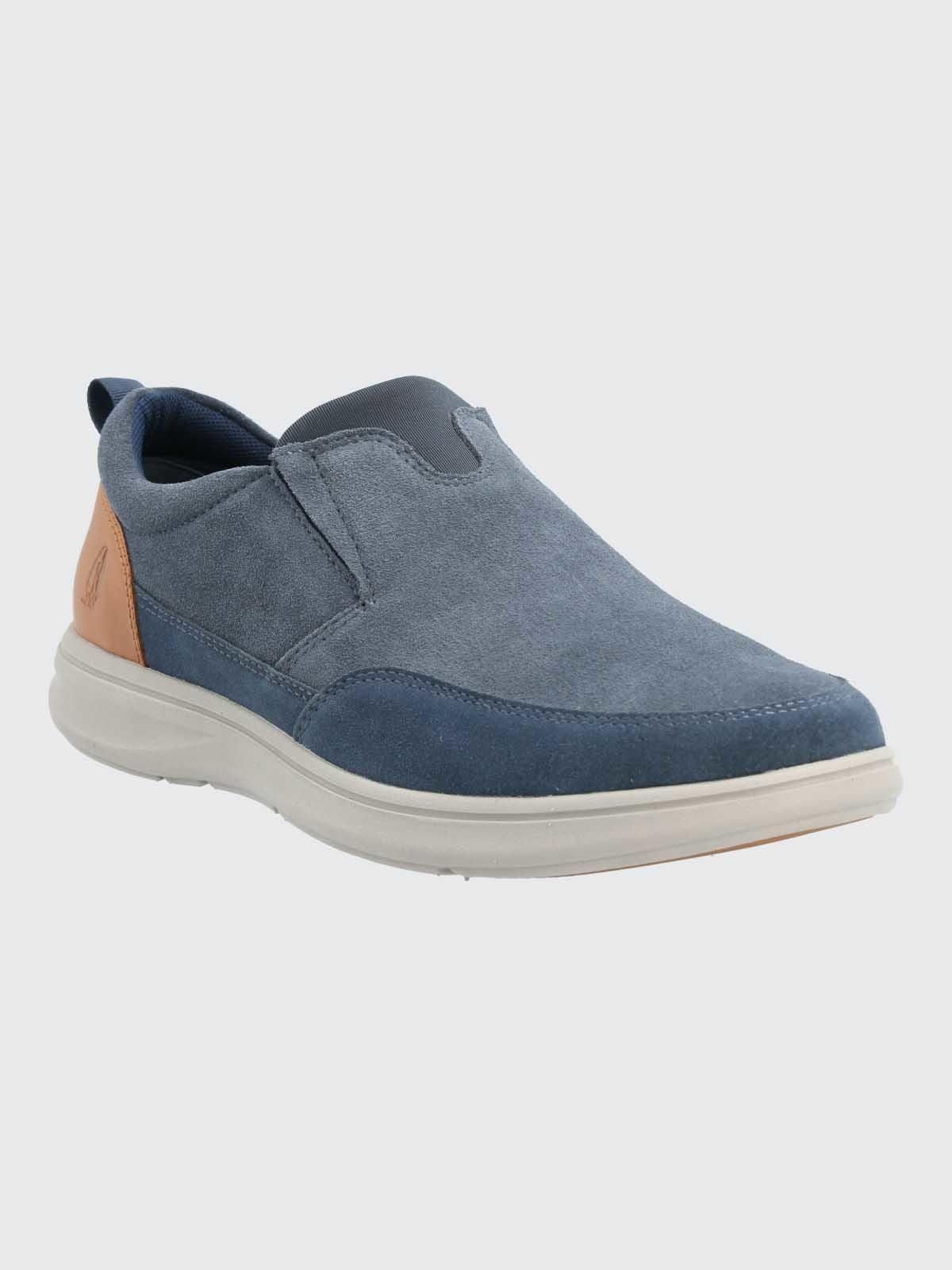 Zapato Hombre Cuero Robson Azul-0