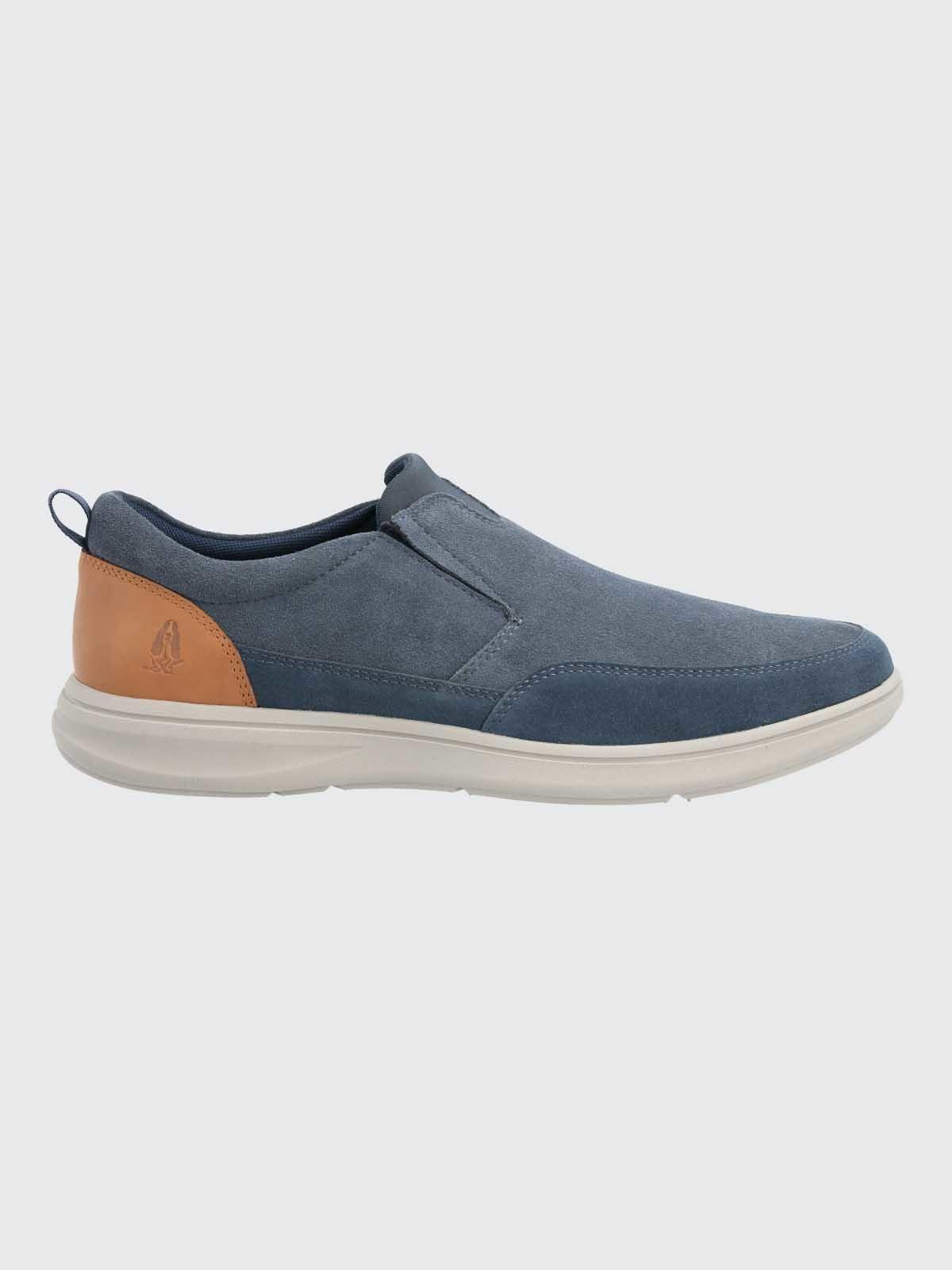 Zapato Hombre Cuero Robson Azul-1