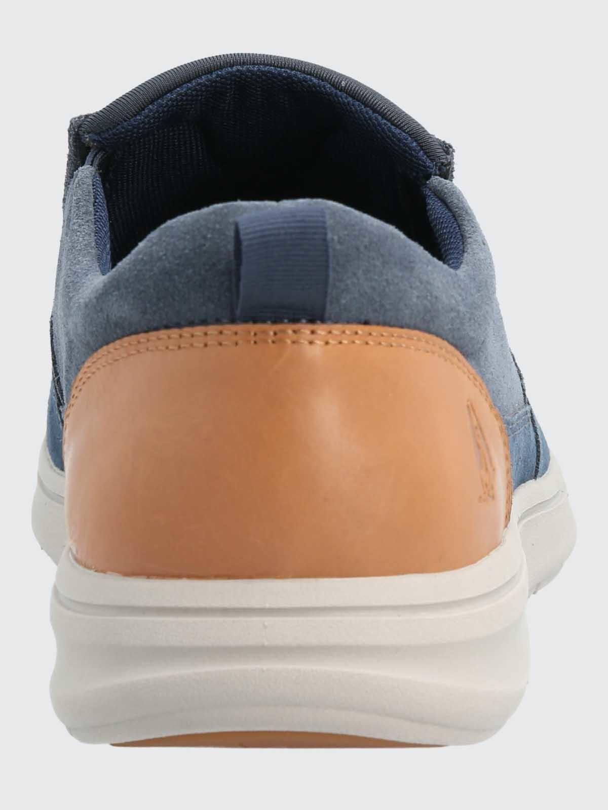 Zapato Hombre Cuero Robson Azul-6