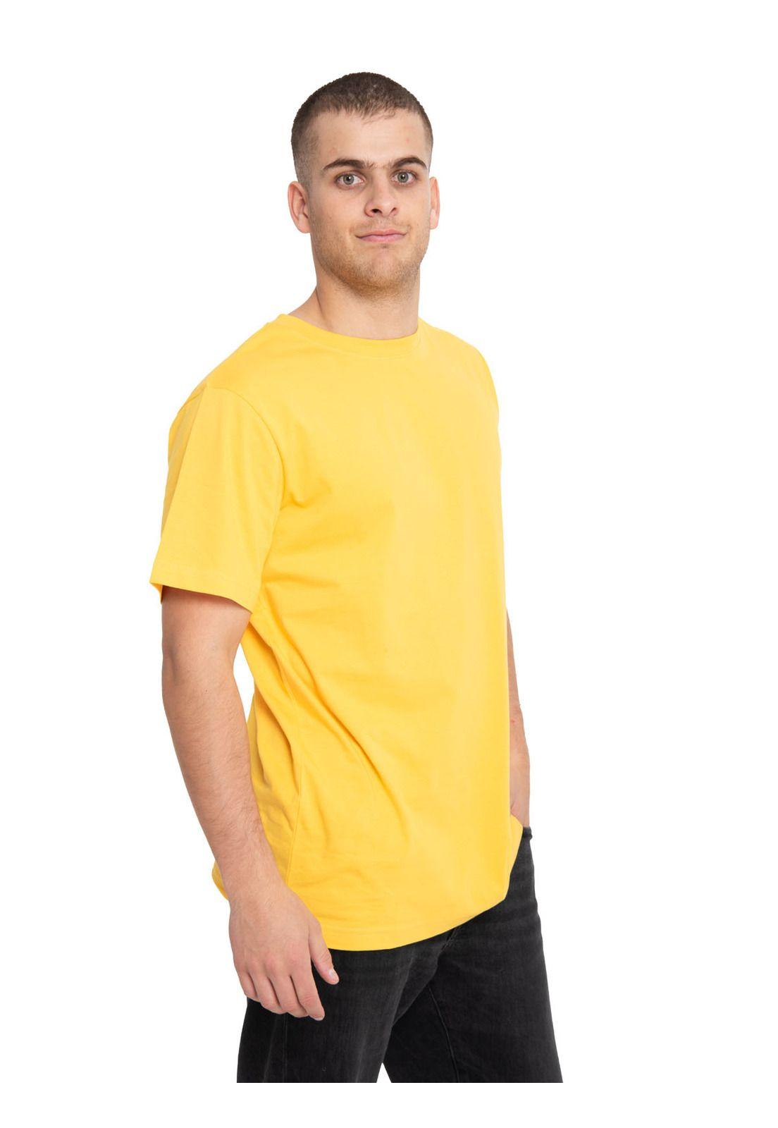 Polera Manga Corta Hombre Essential S/SAmarillo-1