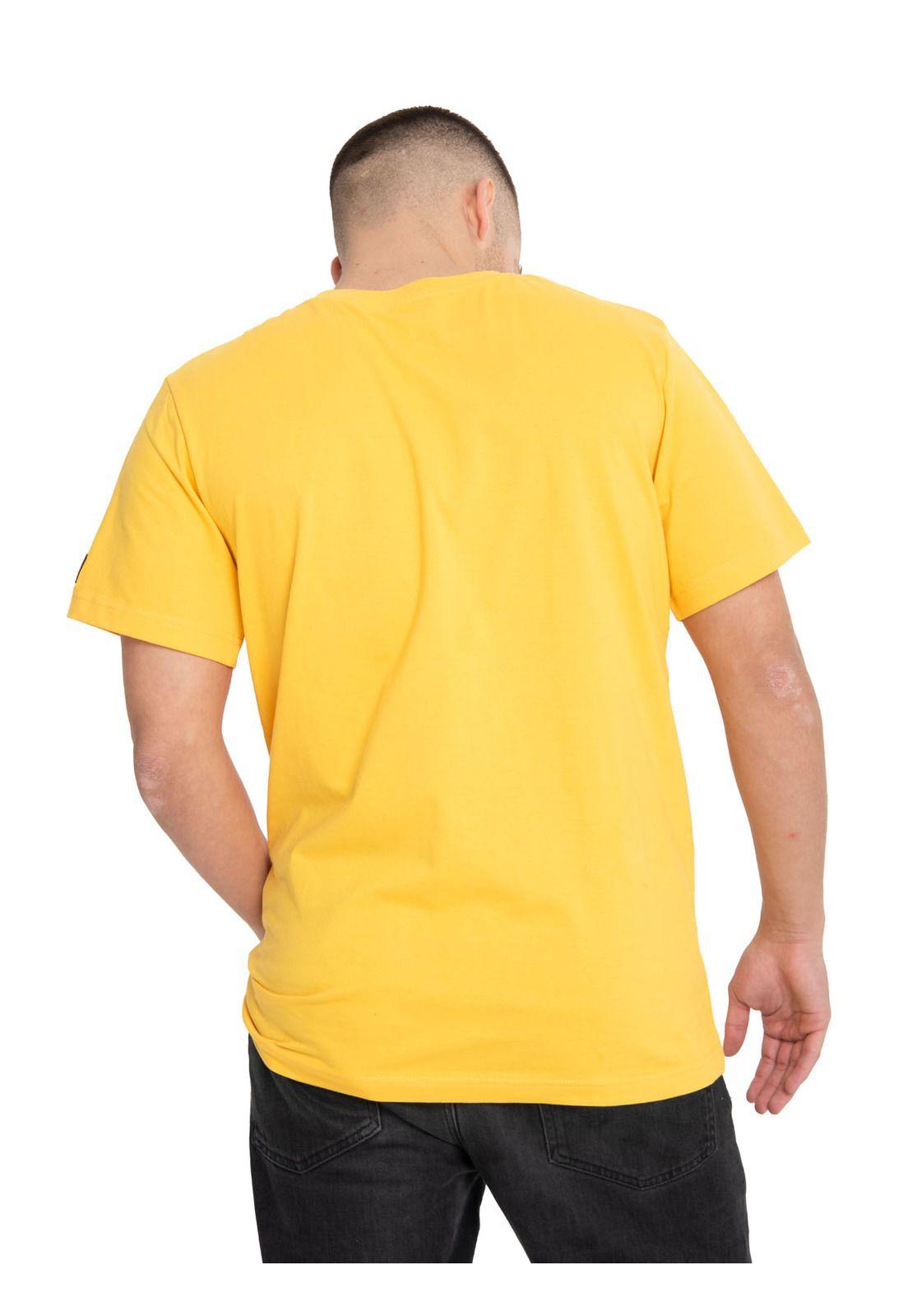 Polera Manga Corta Hombre Essential S/SAmarillo-3
