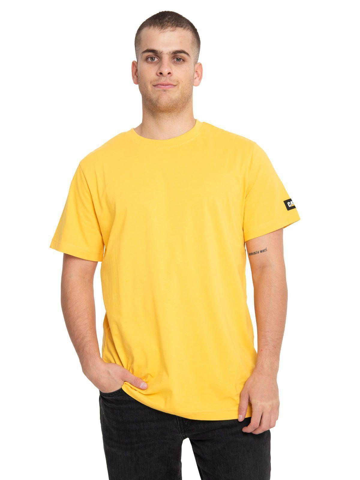 Polera Manga Corta Hombre Essential S/SAmarillo-0
