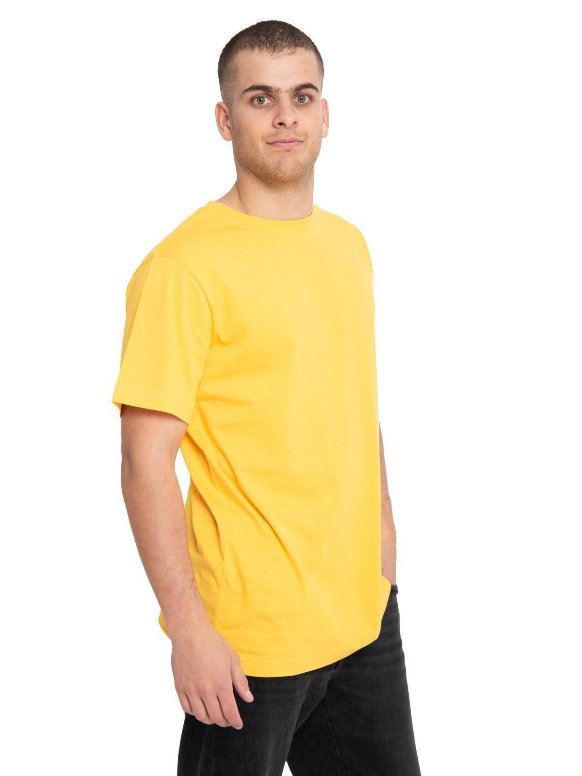 Polera Manga Corta Hombre Essential S/SAmarillo-1
