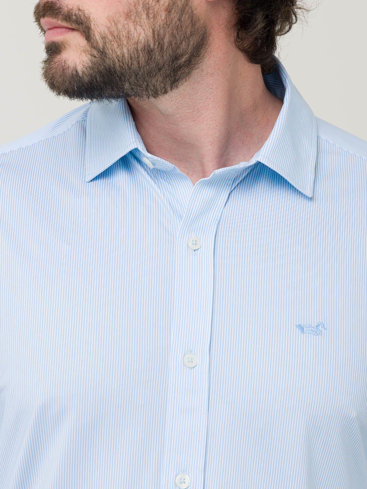 Camisa Fibras Recicladas Hombre Sports Azul-7