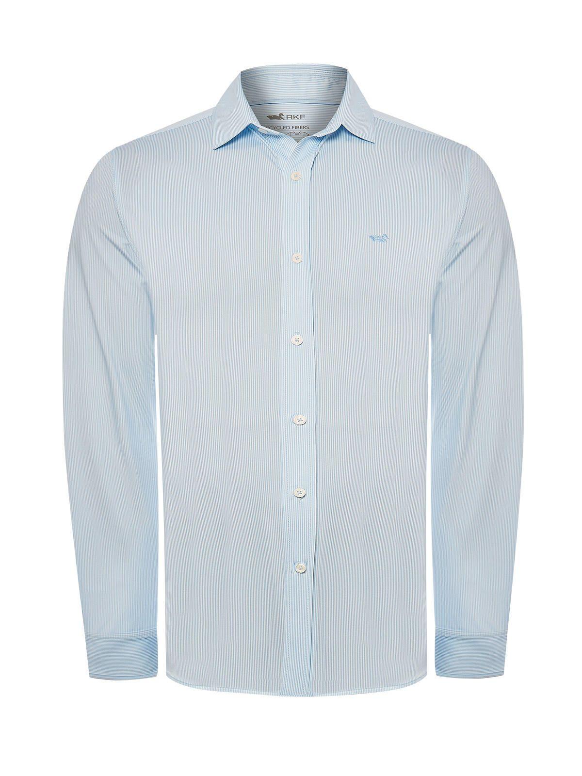 Camisa Fibras Recicladas Hombre Sports Azul-0