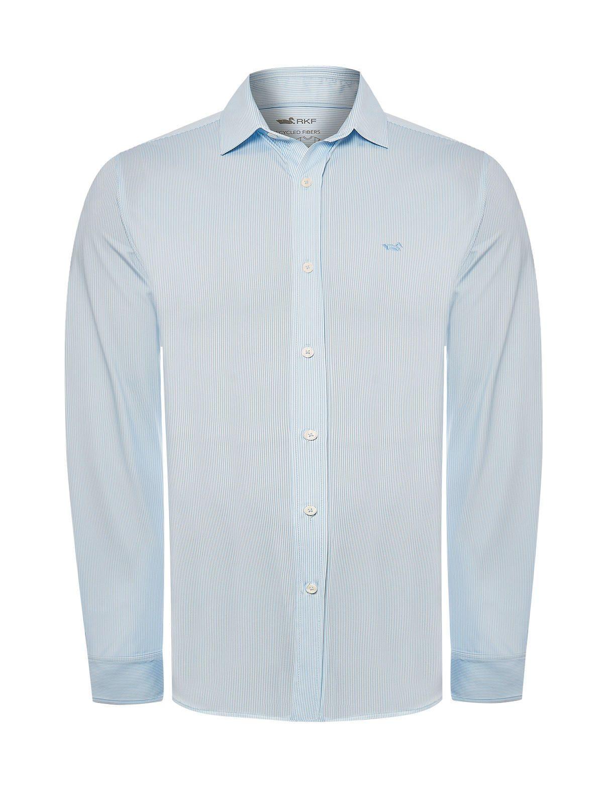 Camisa Fibras Recicladas Hombre Sports Azul-0