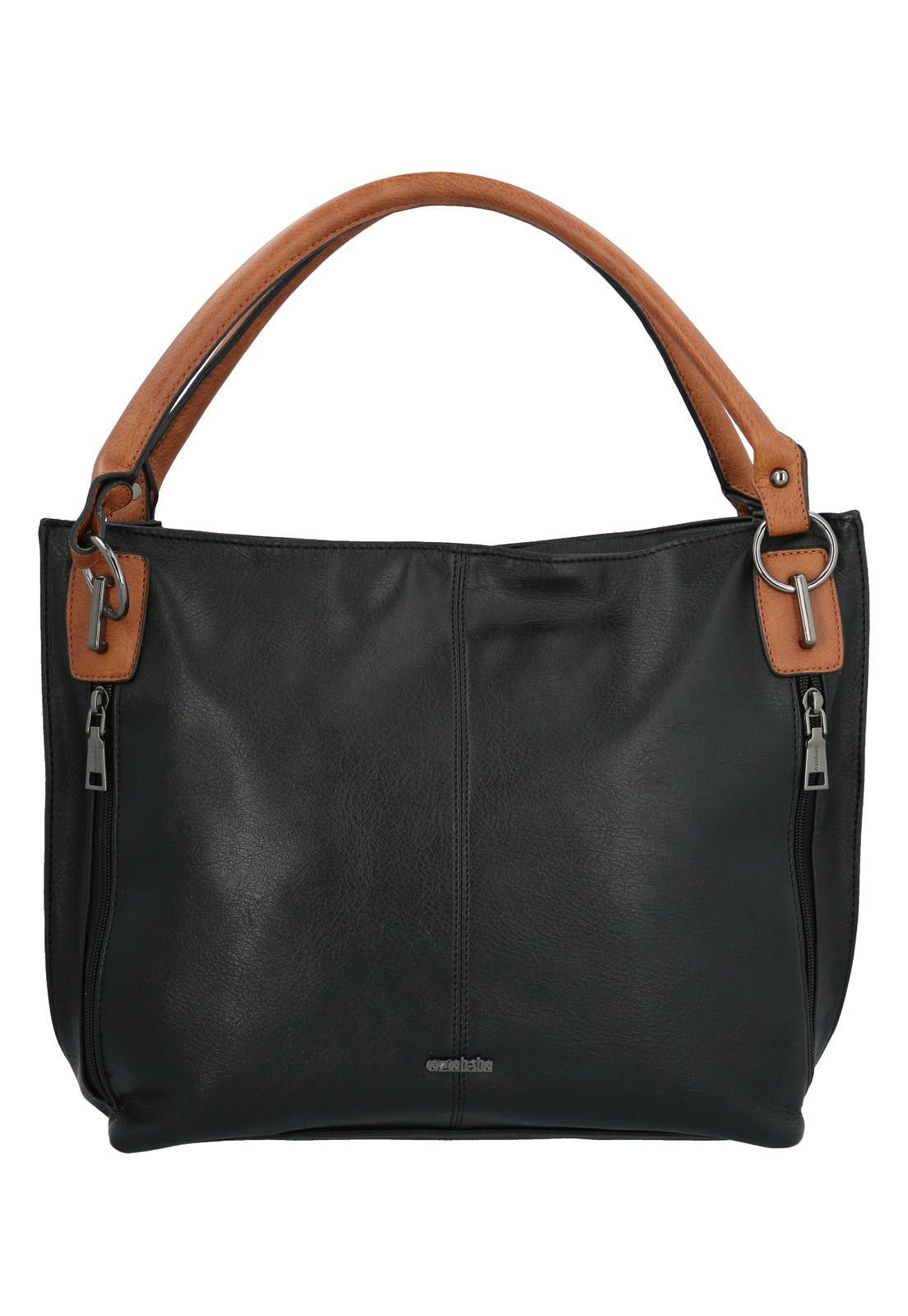 Cartera Negro Antonella Tote Mujer-0