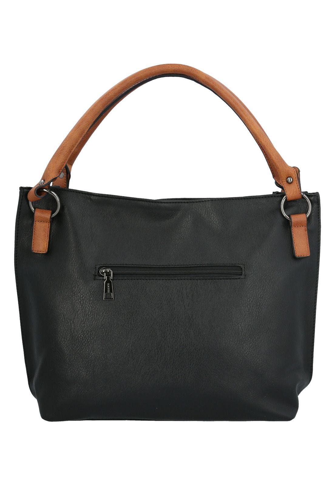 Cartera Negro Antonella Tote Mujer-2