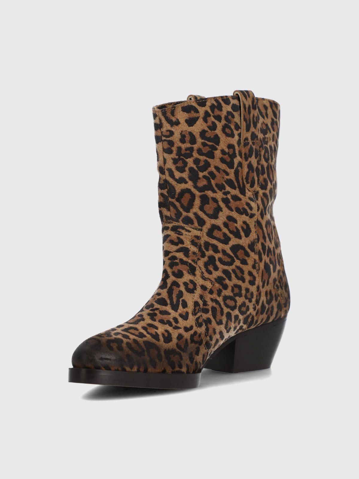 Bota Cuero Mujer Denvera Multicolor-5