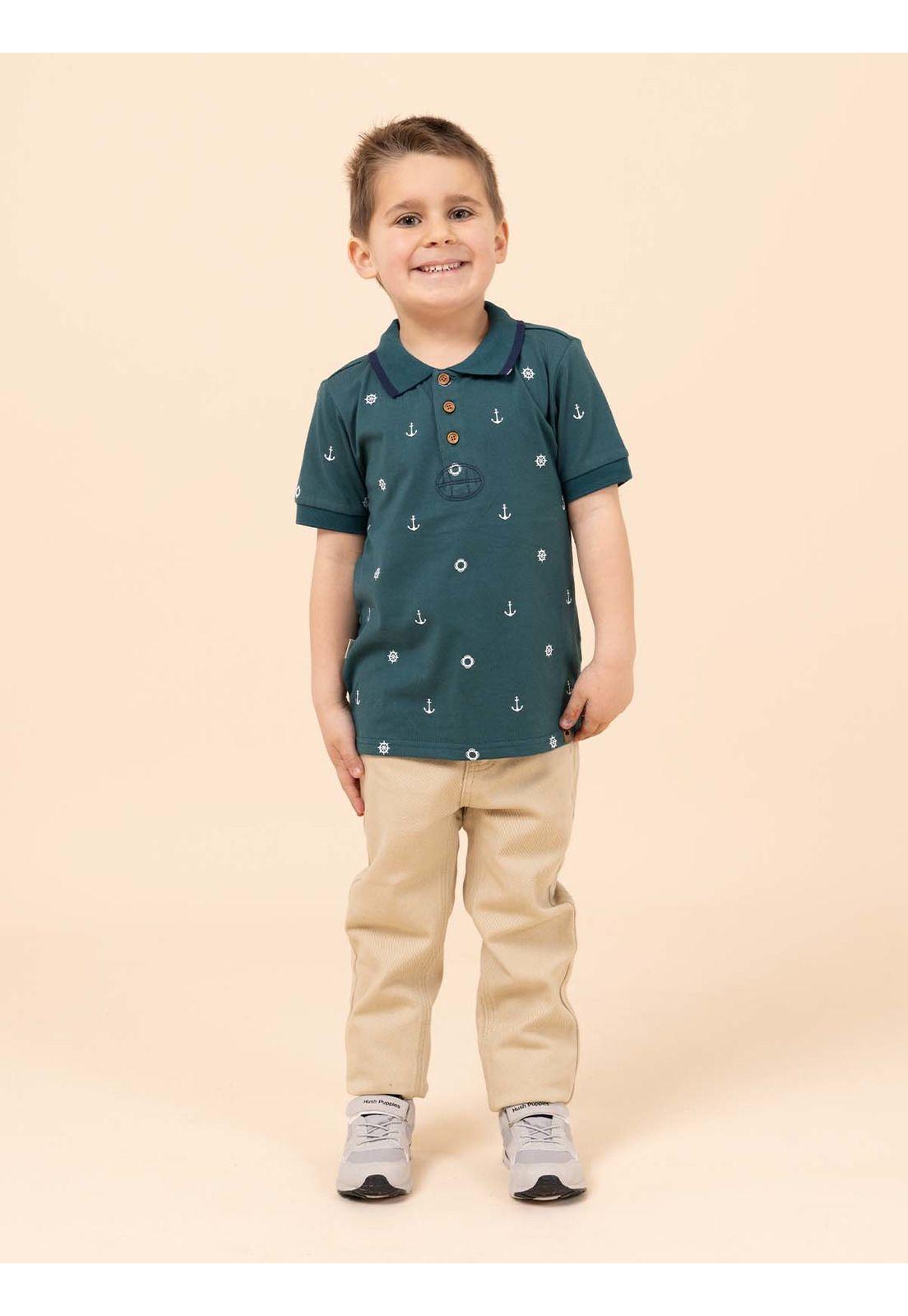 Pantalón Niño Clásico Beige-1