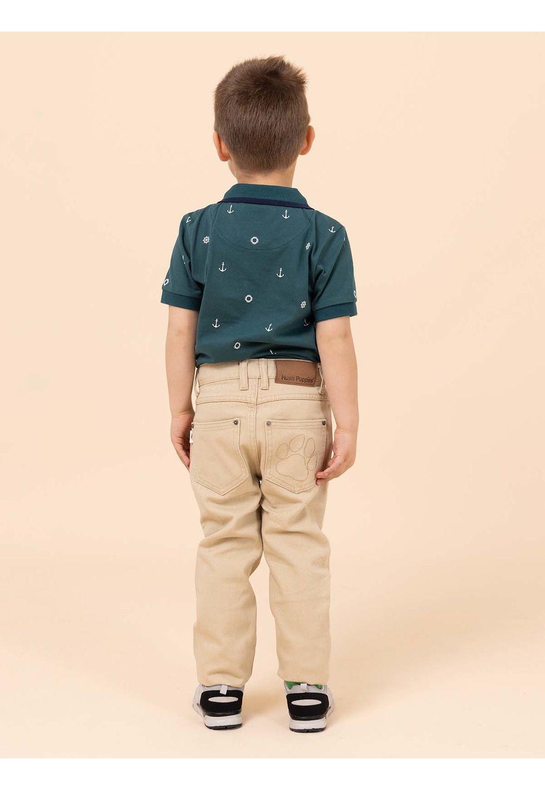 Pantalón Niño Clásico Beige-4