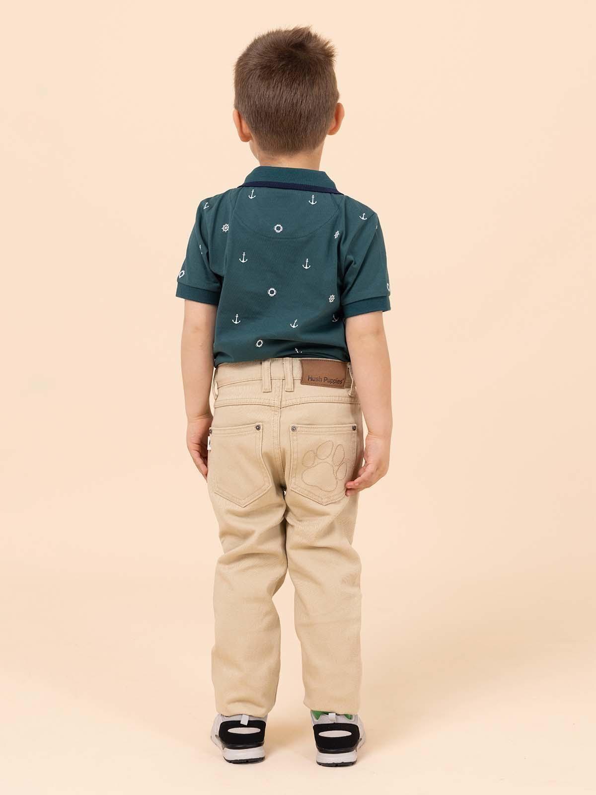 Pantalón Niño Clásico Beige-4
