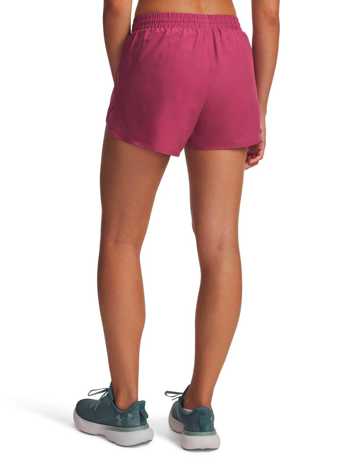 Short Running para mujer  Fly-By 3" rojo -1