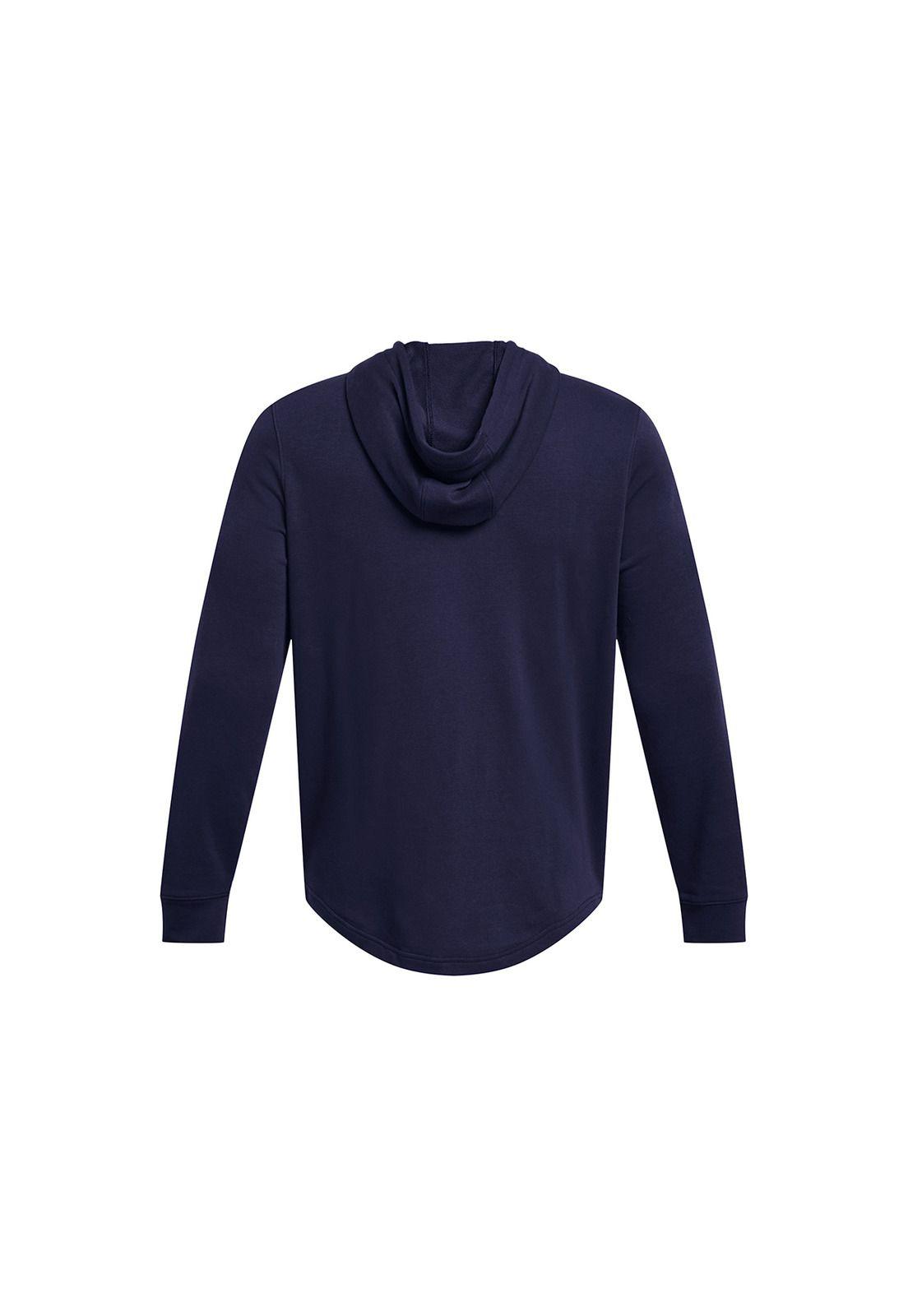 Polerón UA Rival Terry Azul para hombre-1