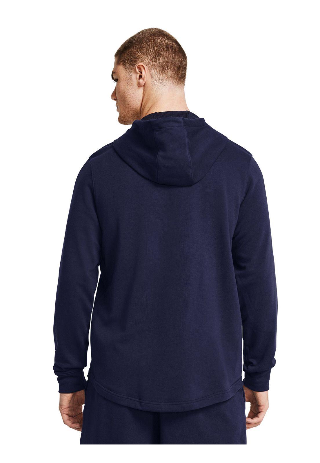 Polerón UA Rival Terry Azul para hombre-4