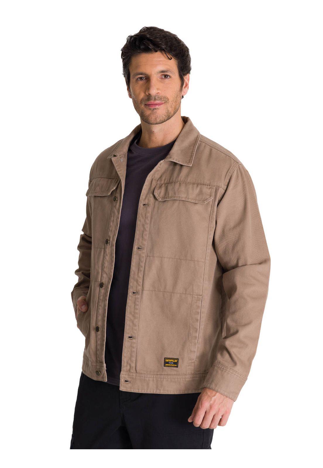 Chaqueta Twill Hombre Heritage Uniform Café Claro-0