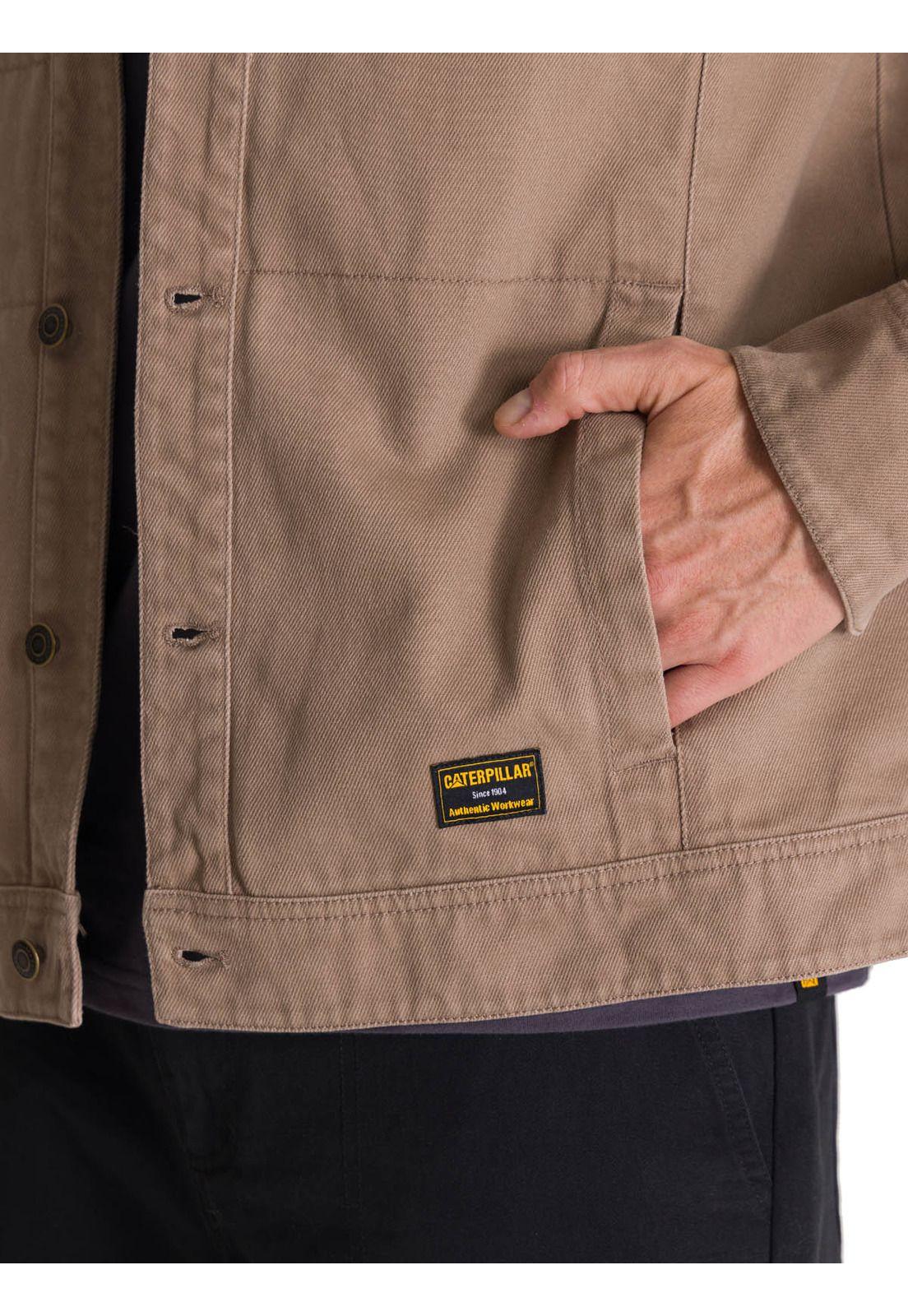 Chaqueta Twill Hombre Heritage Uniform Café Claro-5