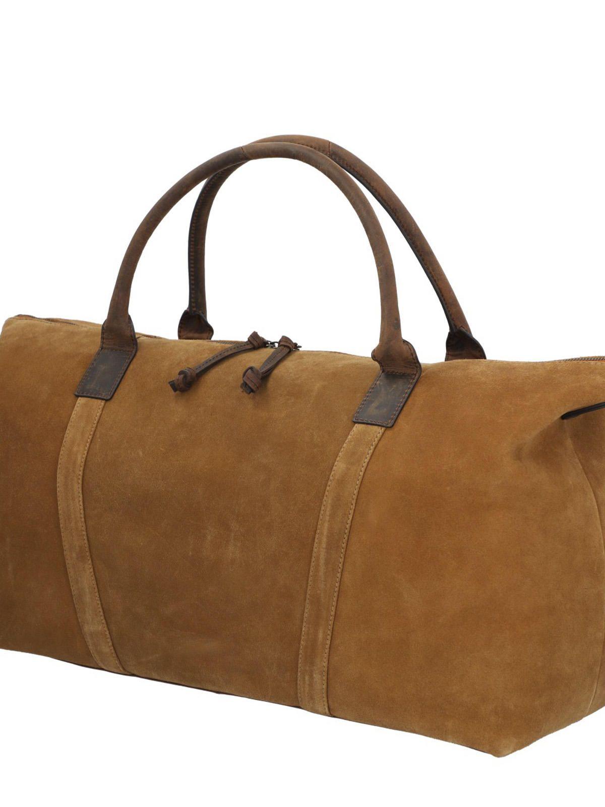 Bolso Cuero Hombre Sz Shaw Travel Tan-2