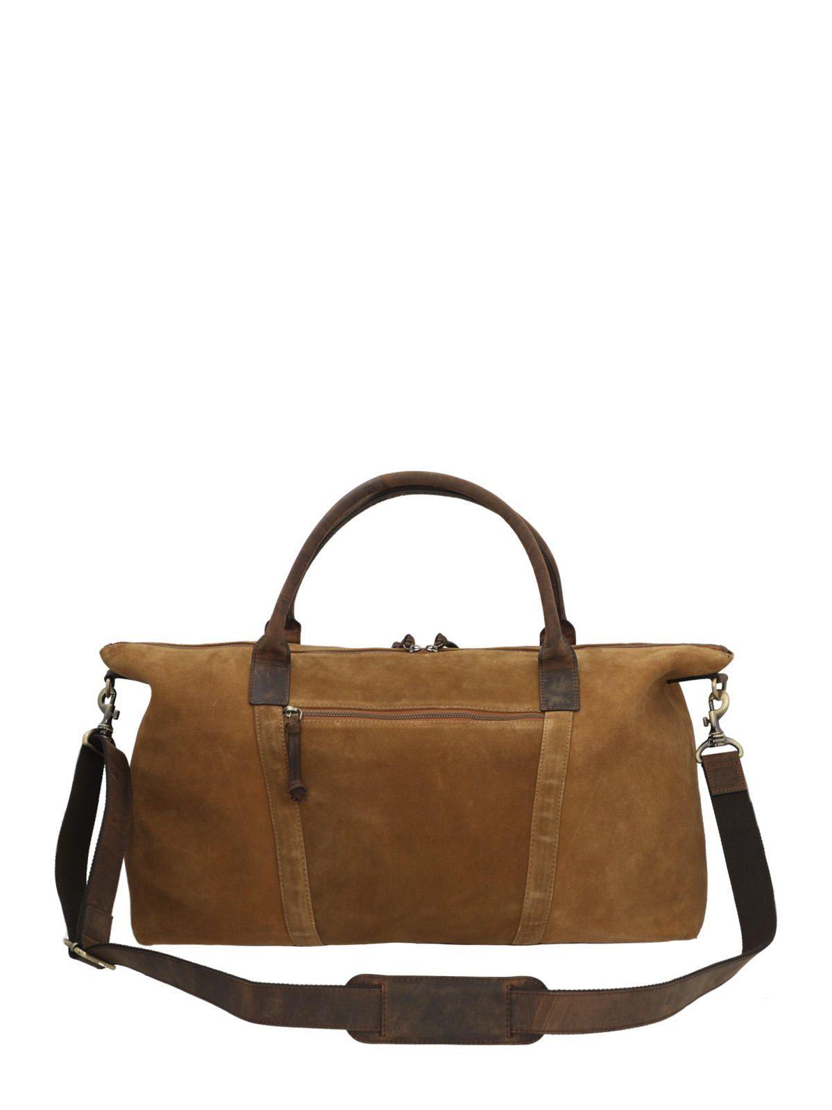 Bolso Cuero Hombre Sz Shaw Travel Tan-4