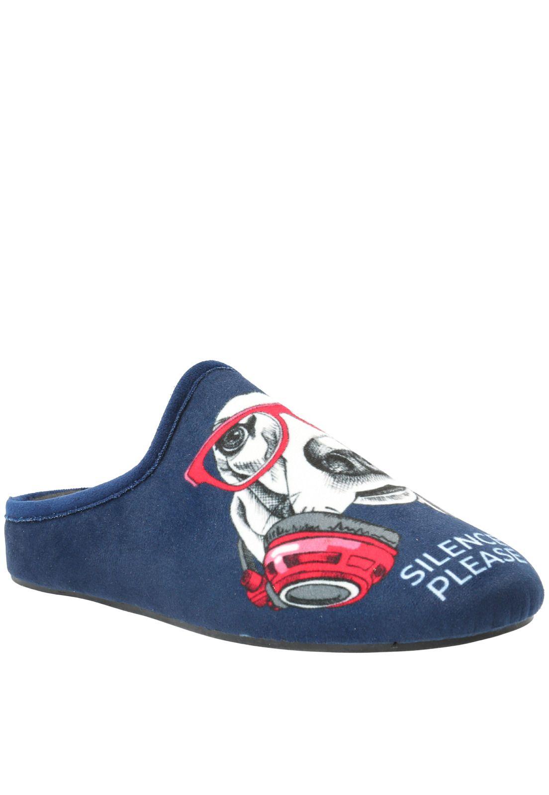 Pantufla HP Slipper Silence Azul-2