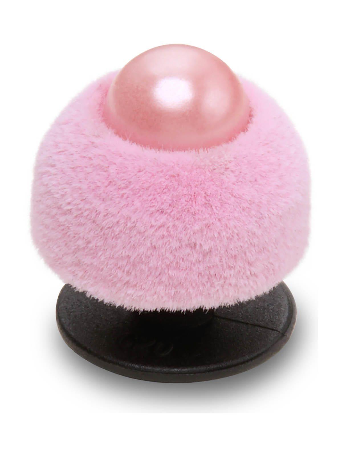 Jibbitz Perla Rosada Terciopelo SMT Rosado-2