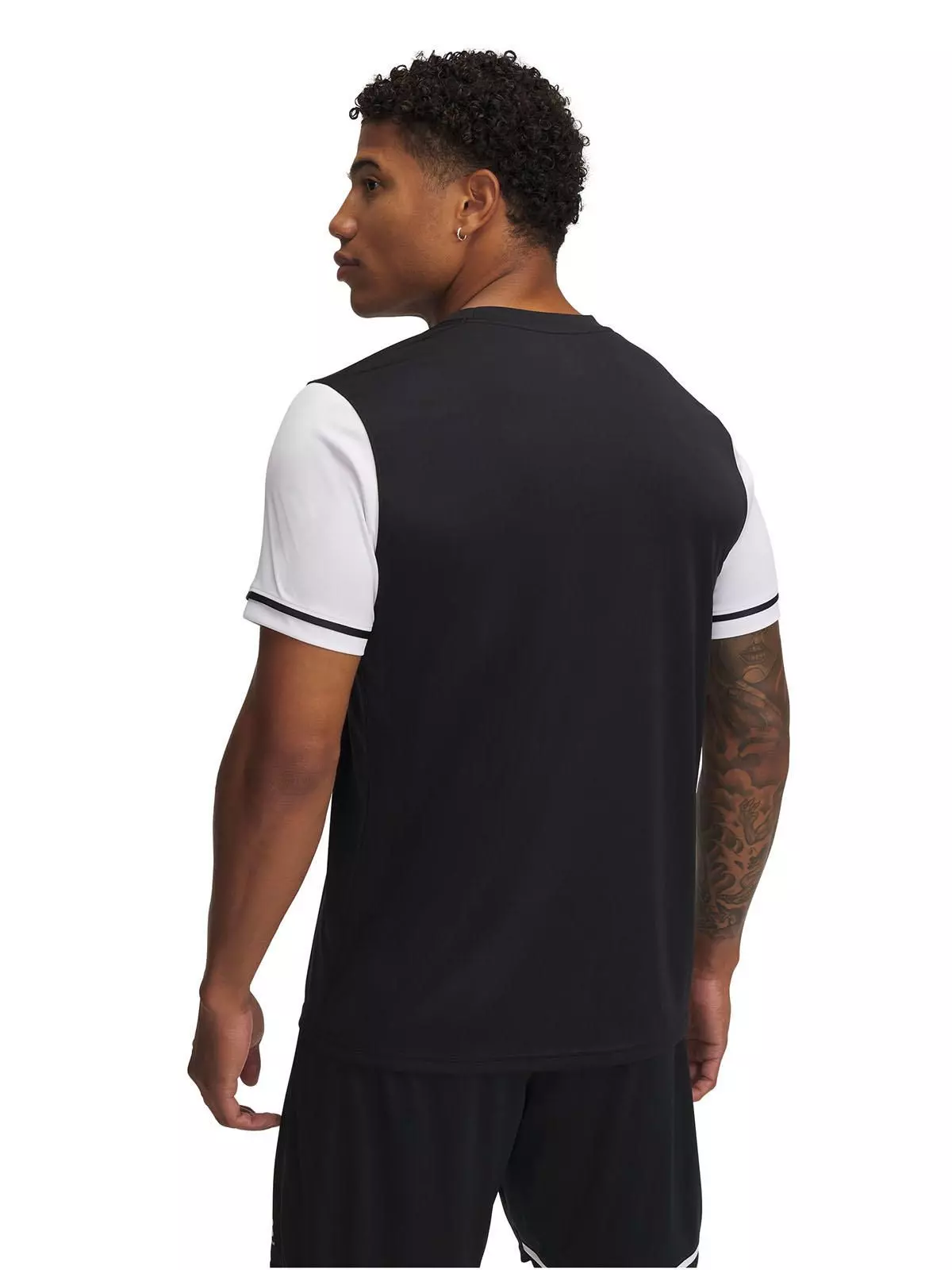 Polera Manga Corta Ua Challenger Jersey Negro Para Homb-1
