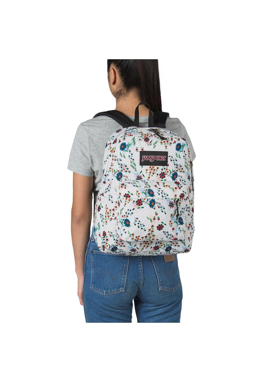 Mochila Superbreak Plus Floral Breeze
 Jansport-1
