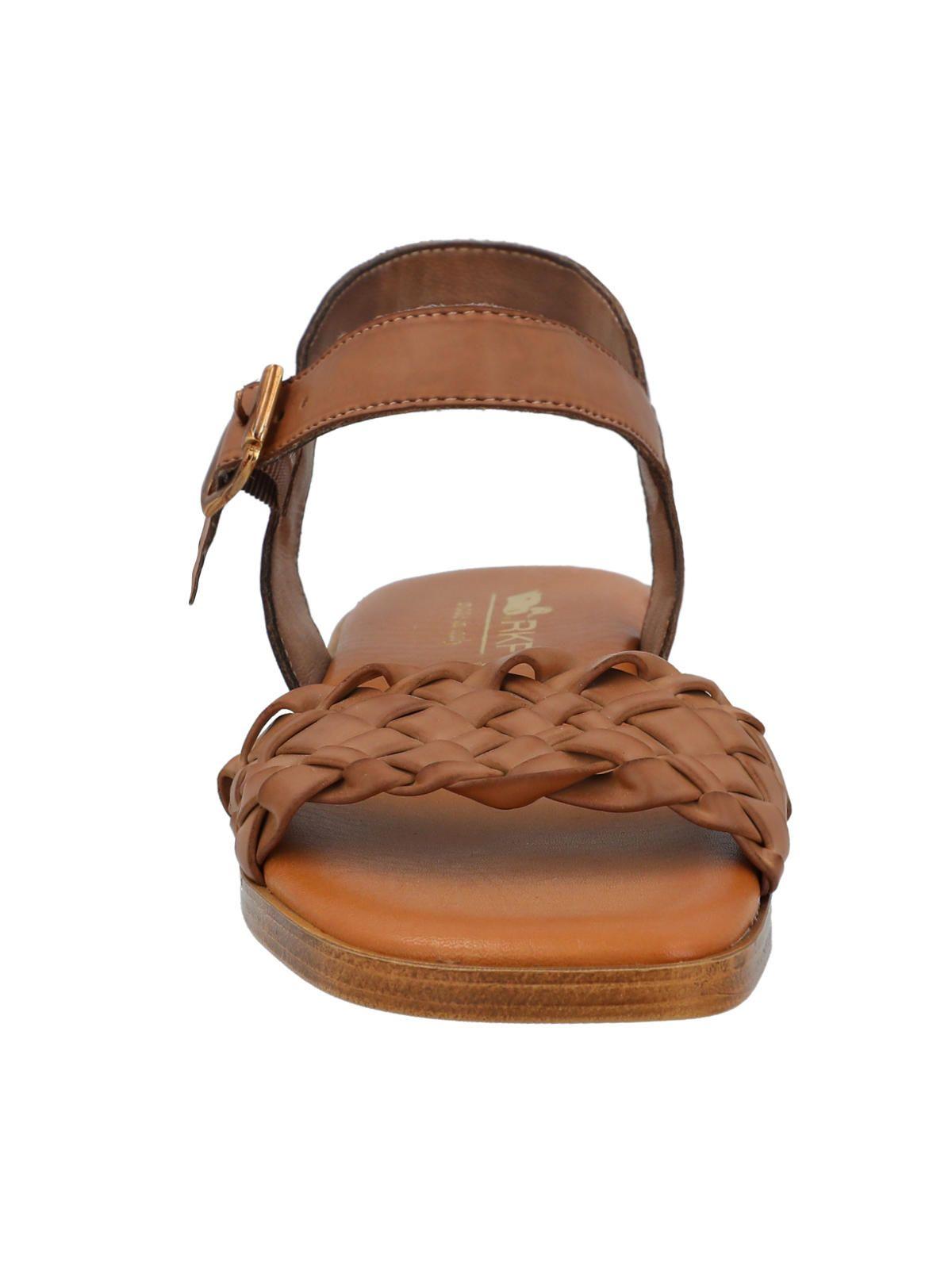 Sandalia Mujer Tanu Café-3