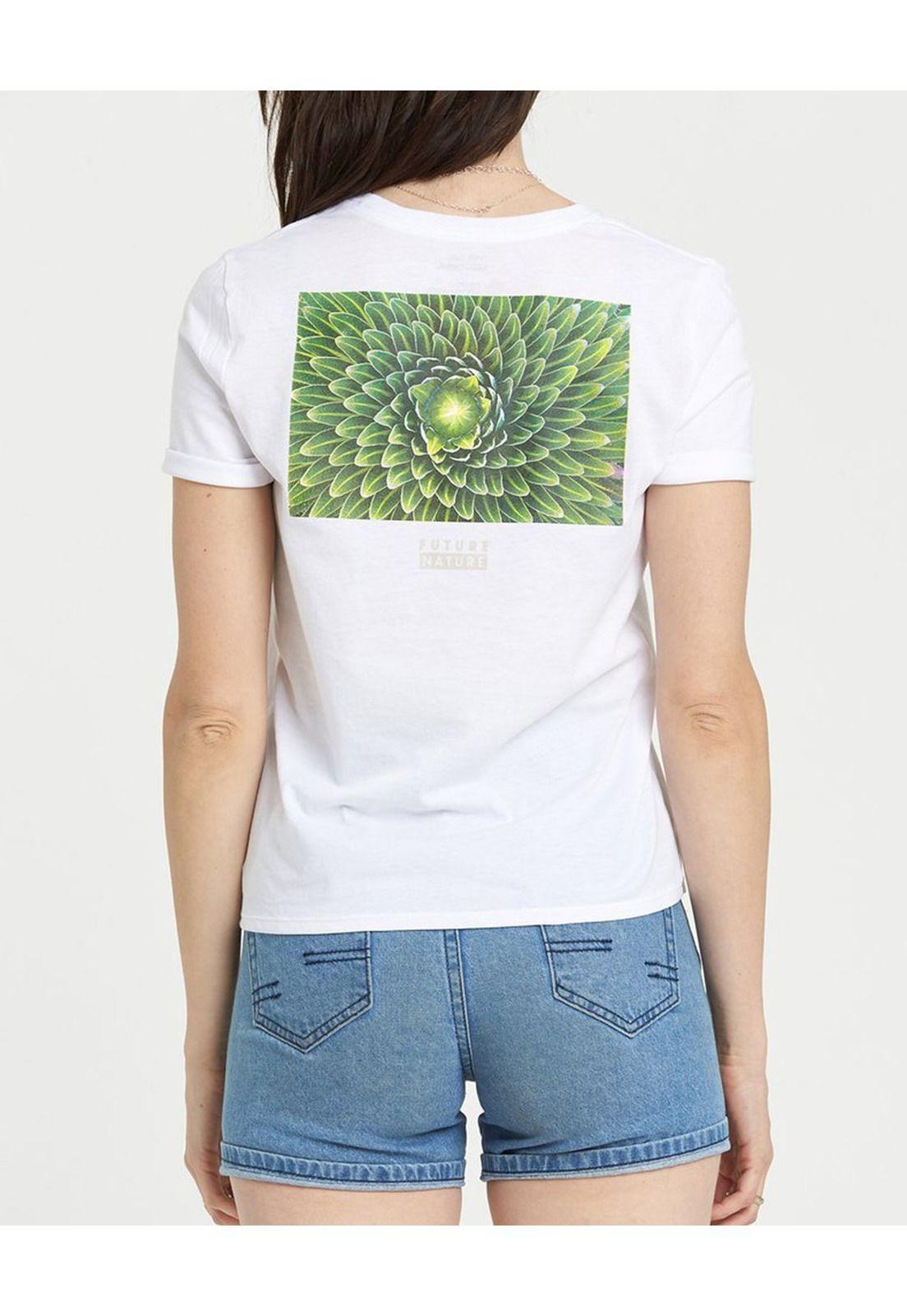 Polera M/C Mujer Nat Geo Cr Blanco Element-1