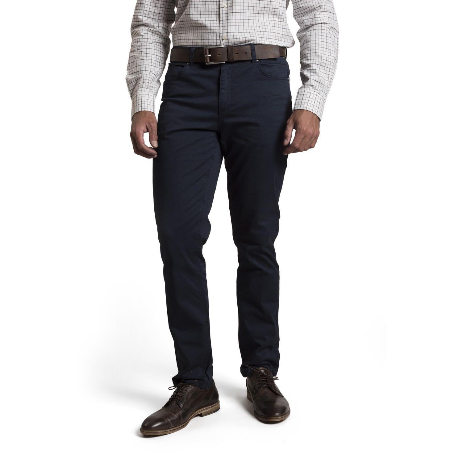 Pantalon Five Rockford Azul Petróleo-0