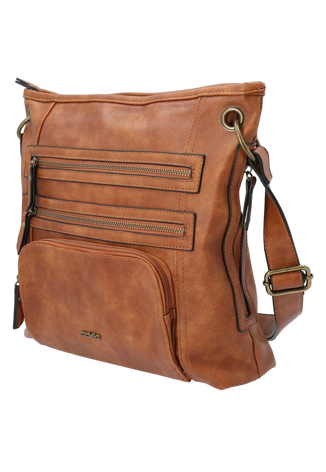Cartera Mujer Grazia Cross Café-1
