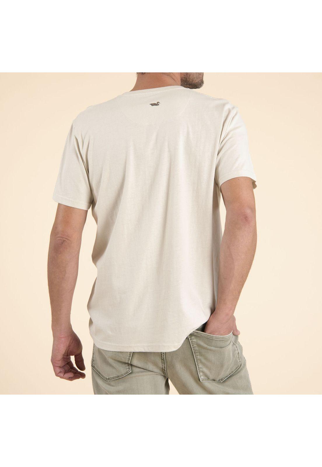 Polera Algodón Orgánico Hombre Organic Crema-3