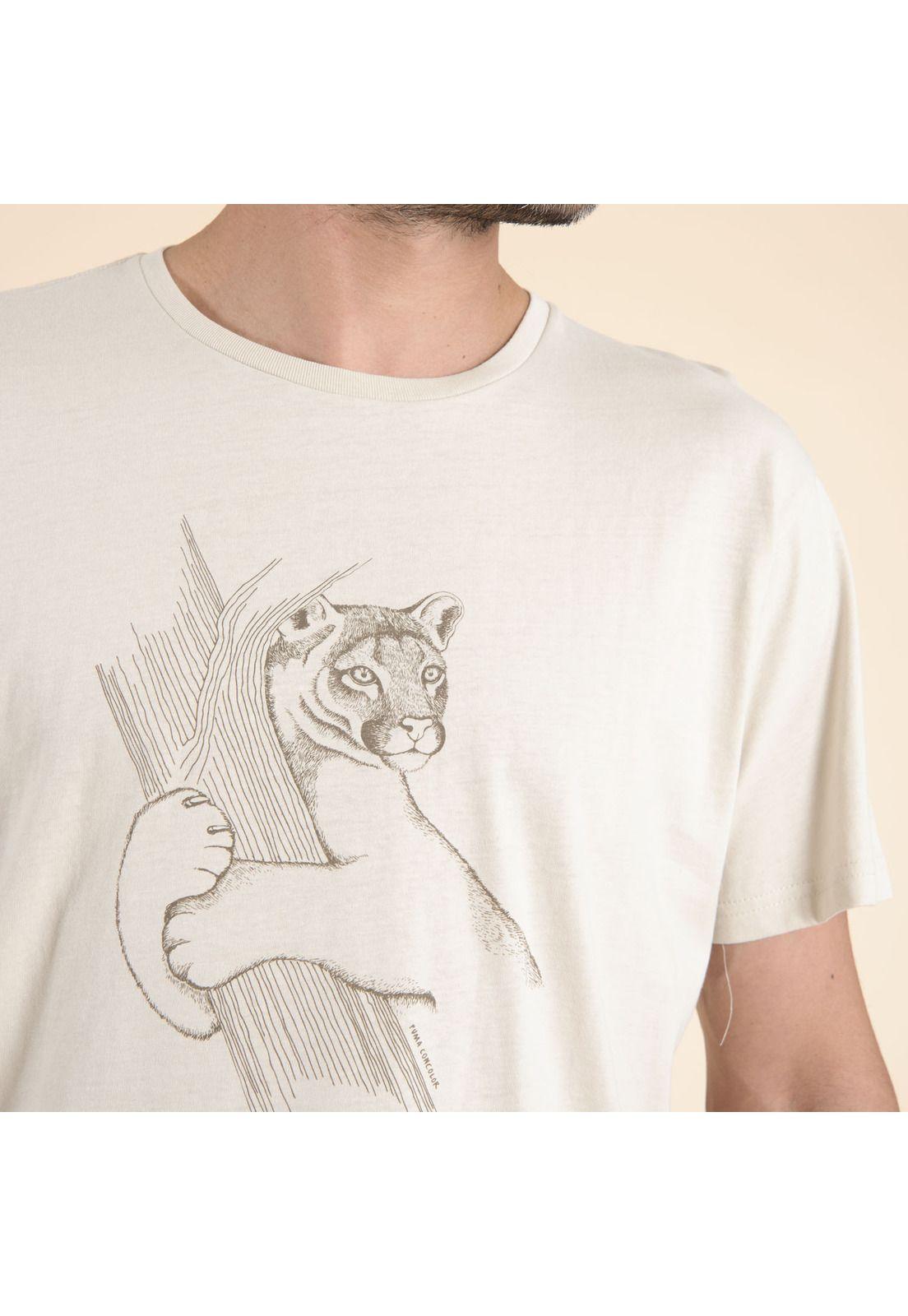 Polera Algodón Orgánico Hombre Organic Crema-4