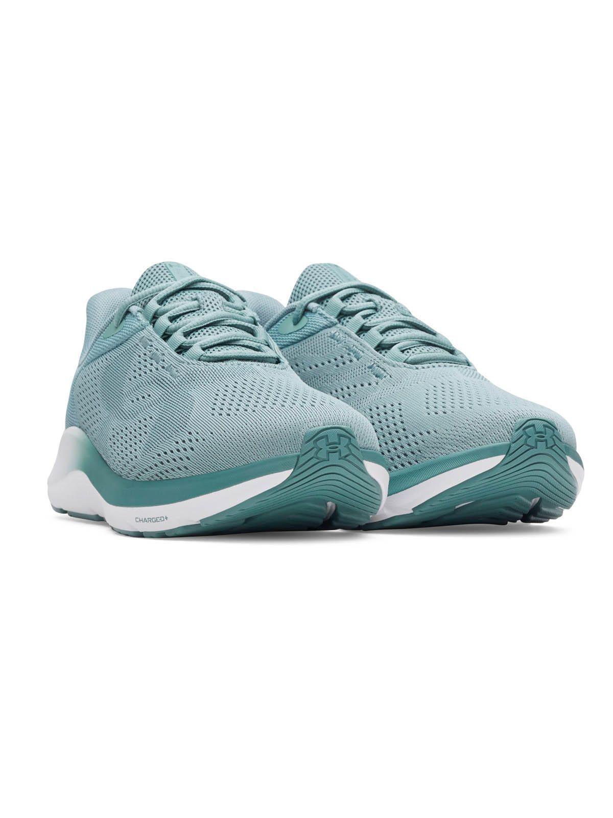 Zapatilla Running Mujer Pursuit 4 Big Logo Verde -5