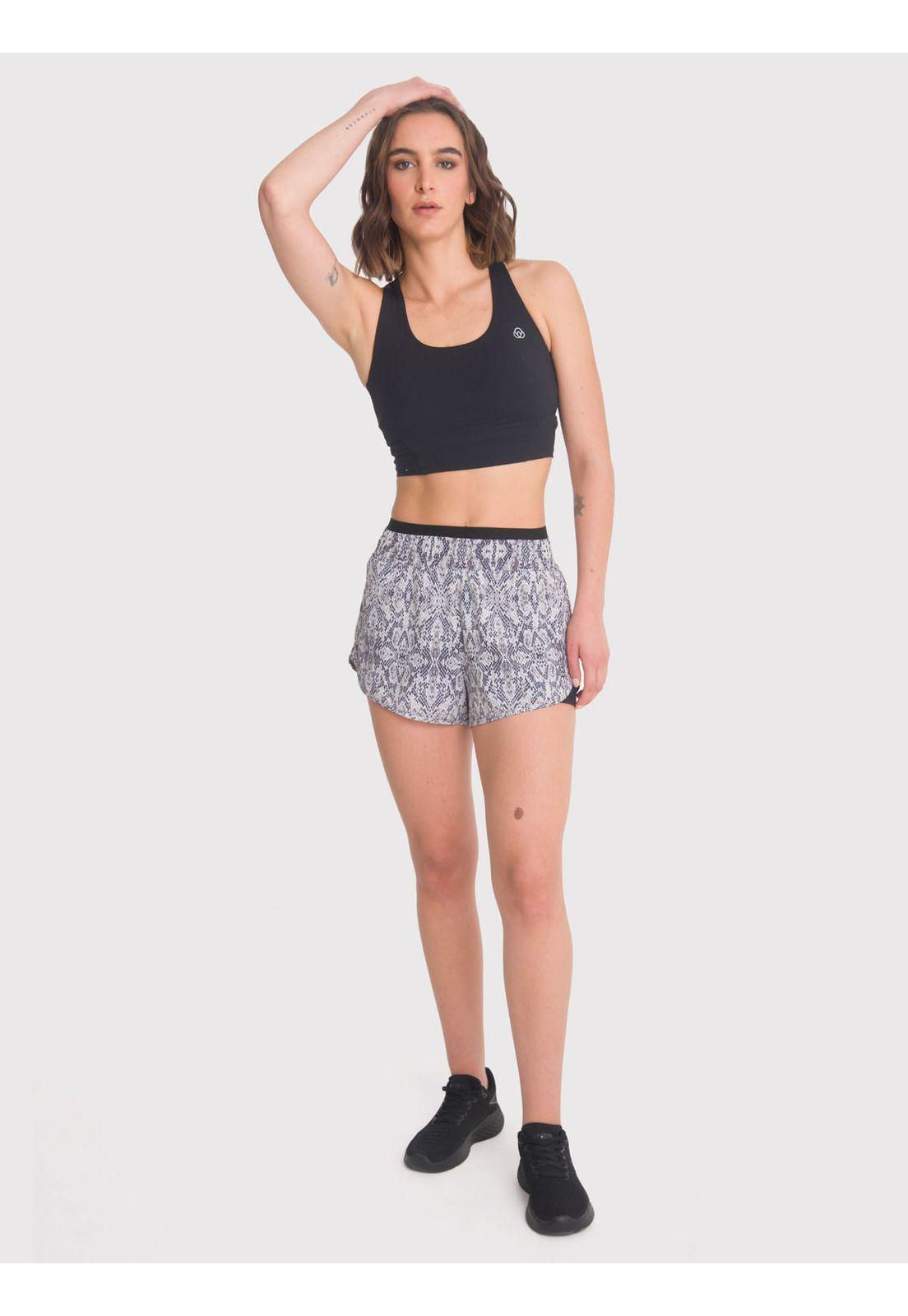 Short deportivo Mujer Elba Gris-0