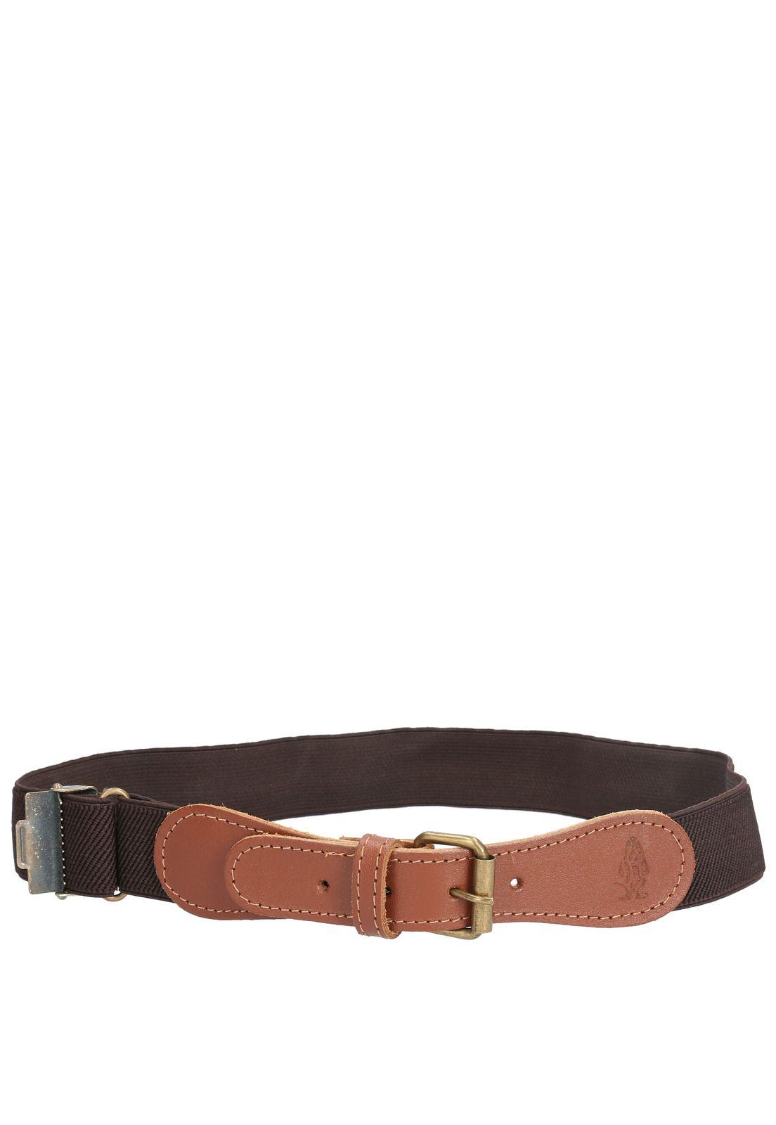 Cinturón Niño Hk Belt Plain Café-0