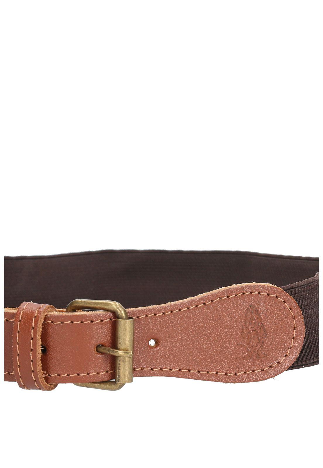 Cinturón Niño Hk Belt Plain Café-1