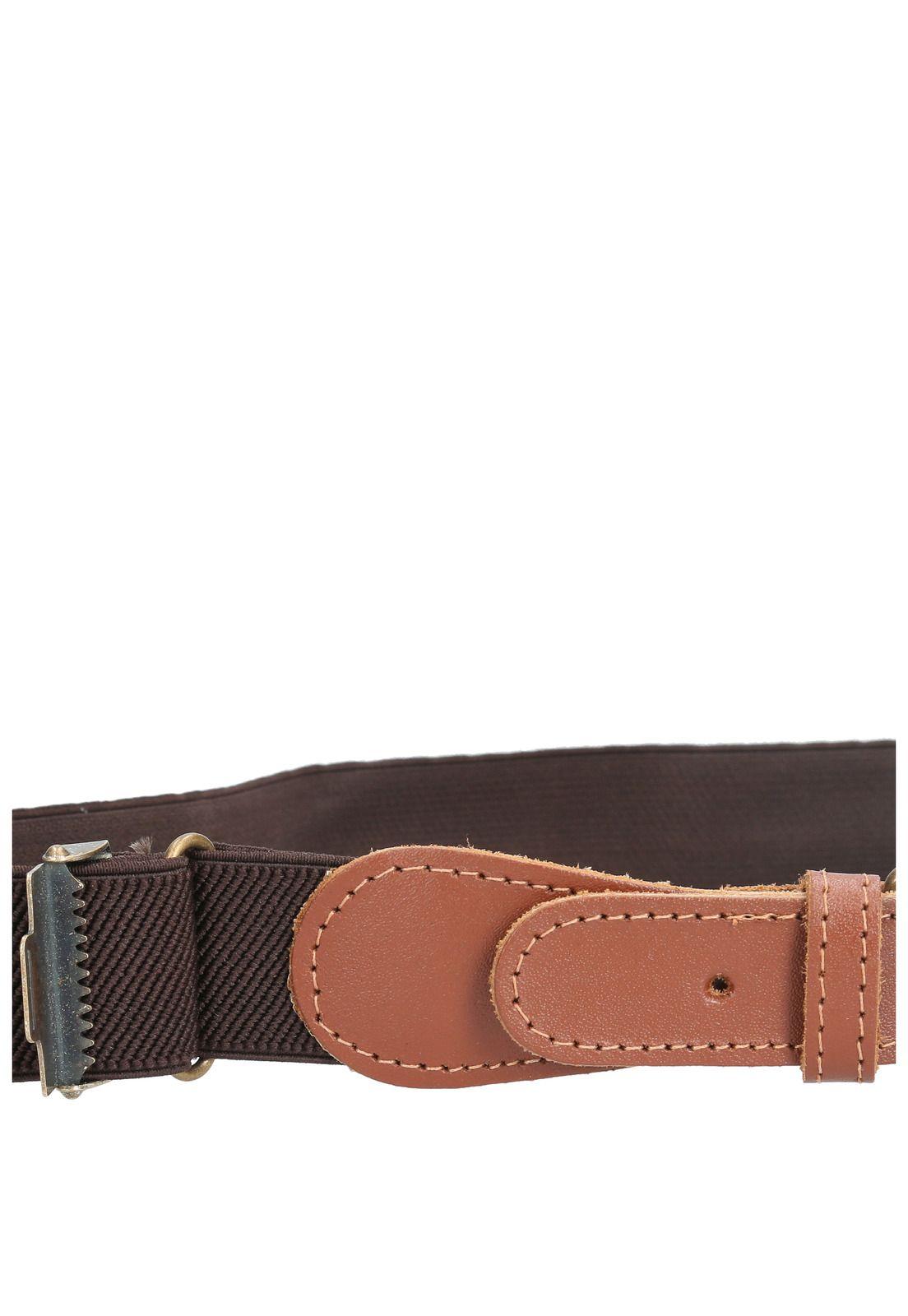 Cinturón Niño Hk Belt Plain Café-2