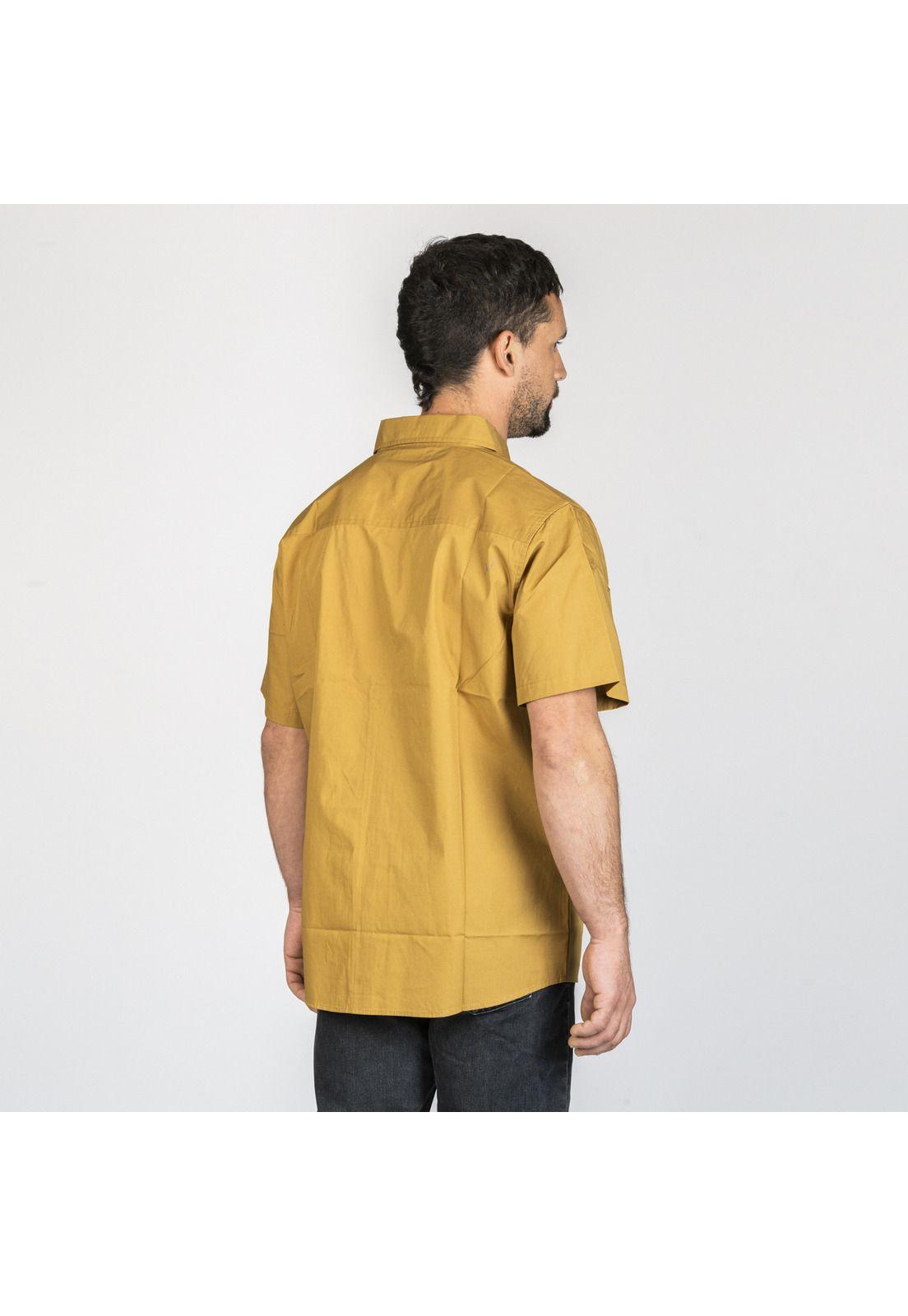 Camisa M/C Hombre Puelo Cafe-2
