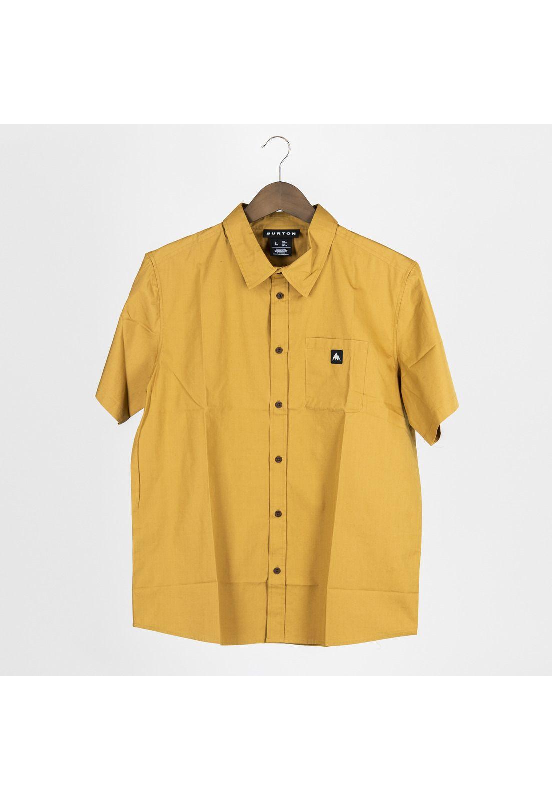 Camisa M/C Hombre Puelo Cafe-4