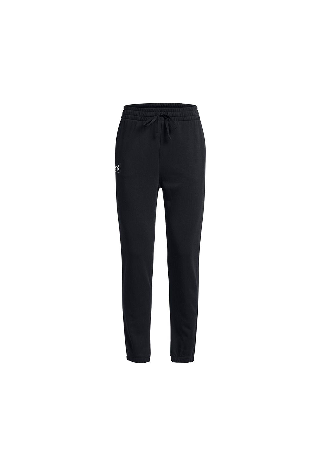 Pantalón Buzo Joggers UA Rival Mujer Negro-0