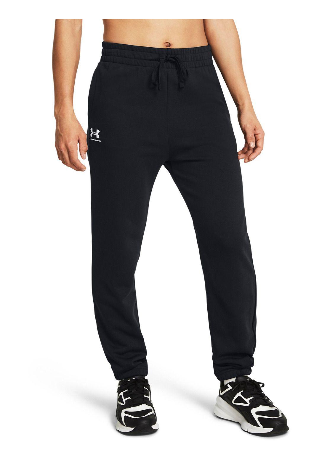 Pantalón Buzo Joggers UA Rival Mujer Negro-3