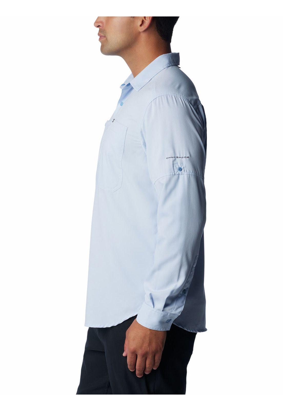 Camisa Hombre Silver Ridge Utility Celeste-1