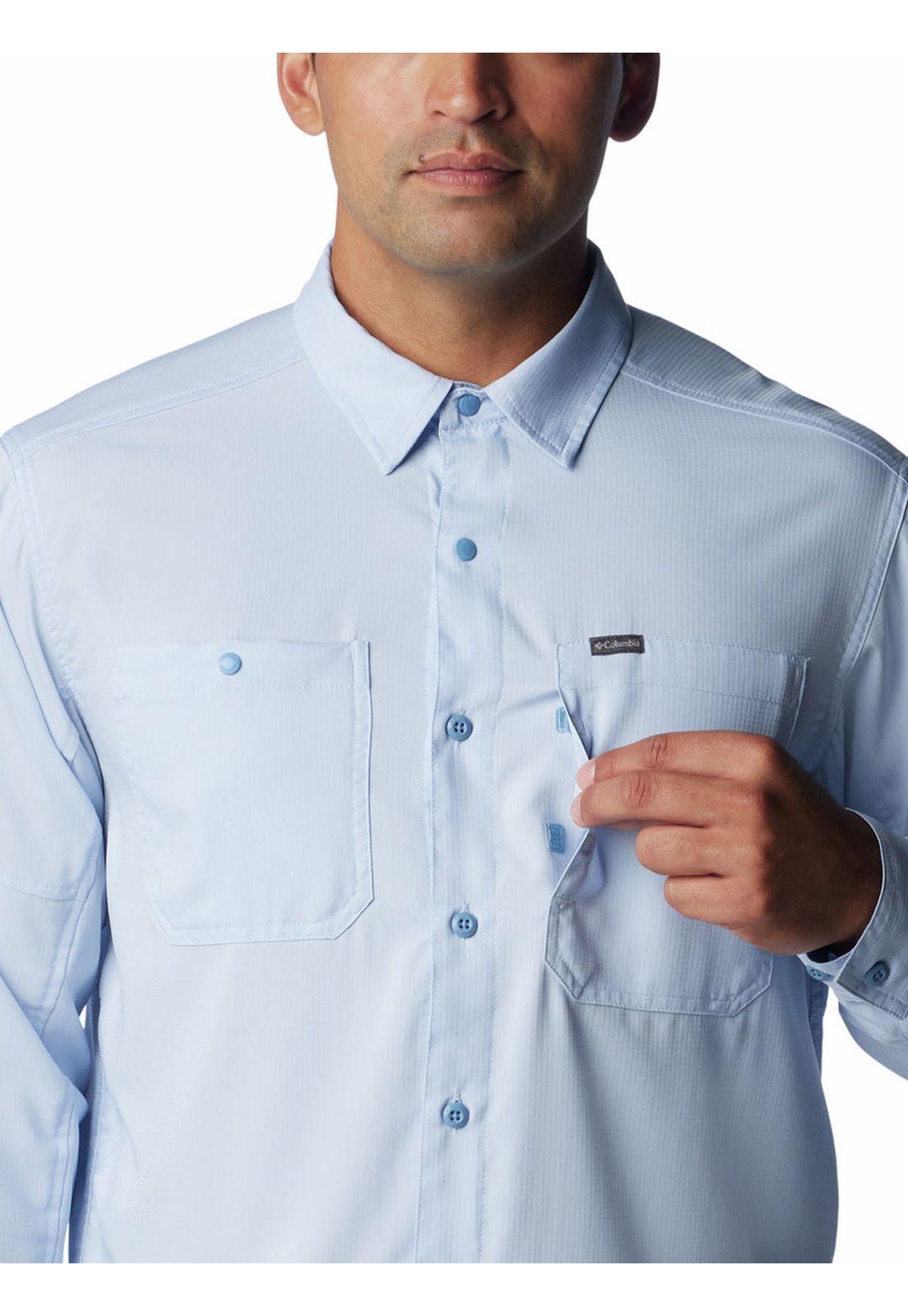 Camisa Hombre Silver Ridge Utility Celeste-3