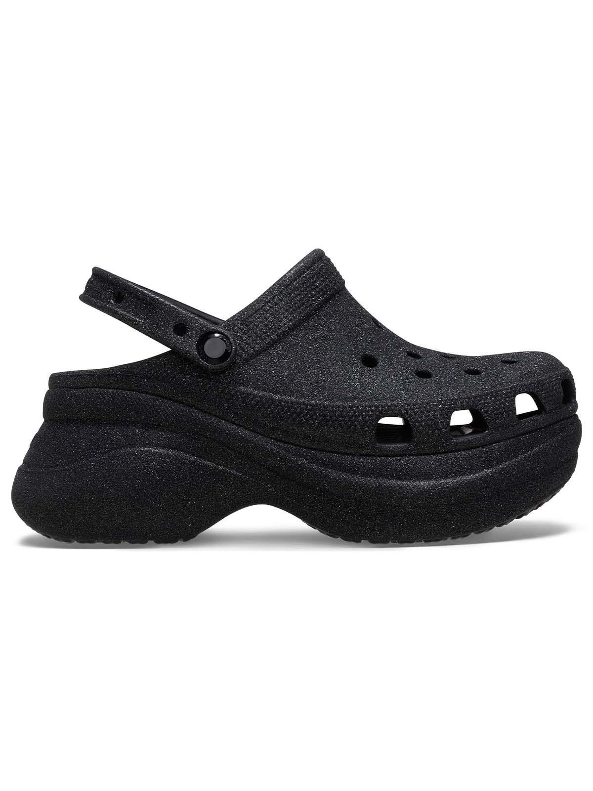 Zueco Crocs Mujer Plataforma Bae Clog Negro-0