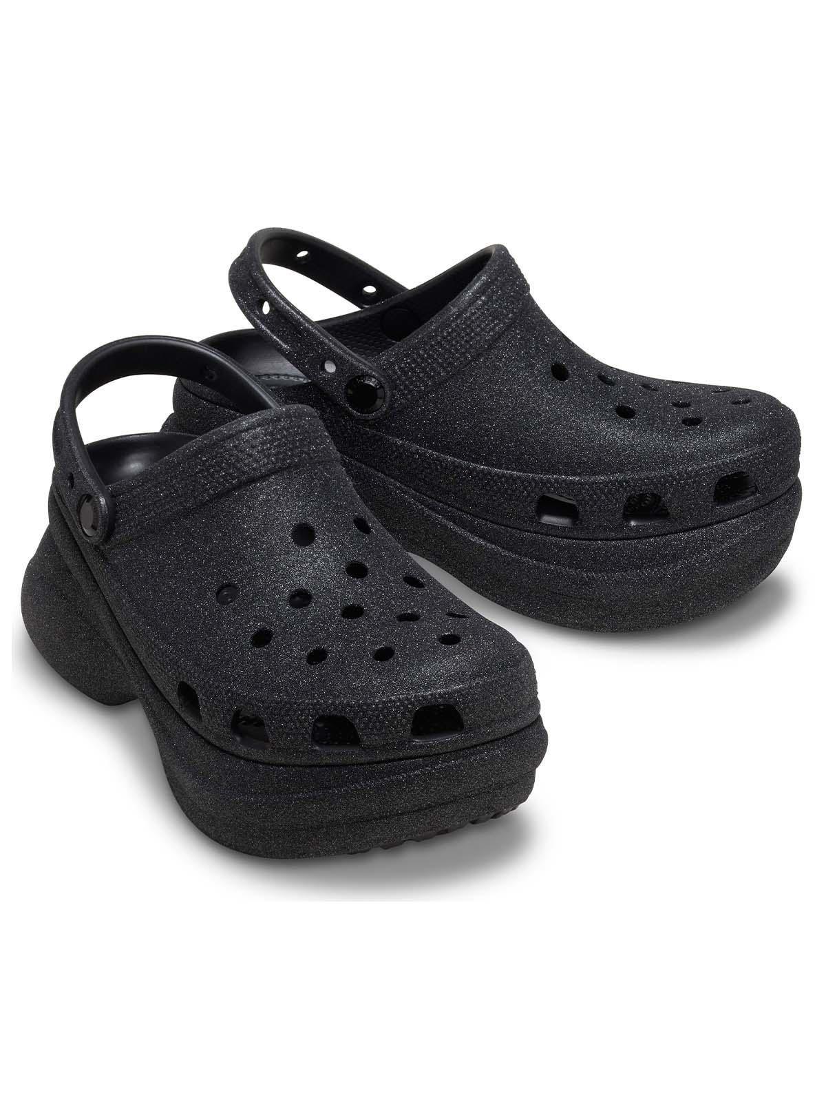 Zueco Crocs Mujer Plataforma Bae Clog Negro-3