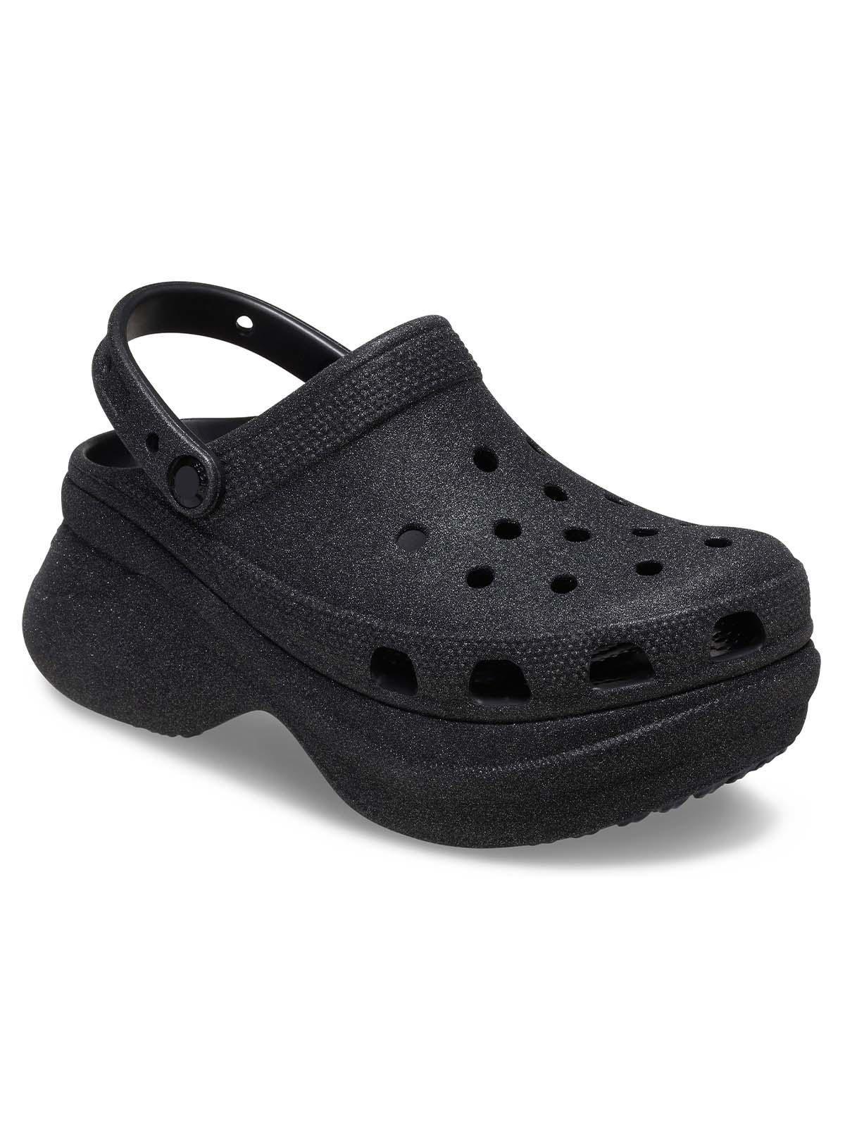Zueco Crocs Mujer Plataforma Bae Clog Negro-6